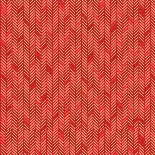 herringbone-red-metalic Herringbone Red/Metalic
