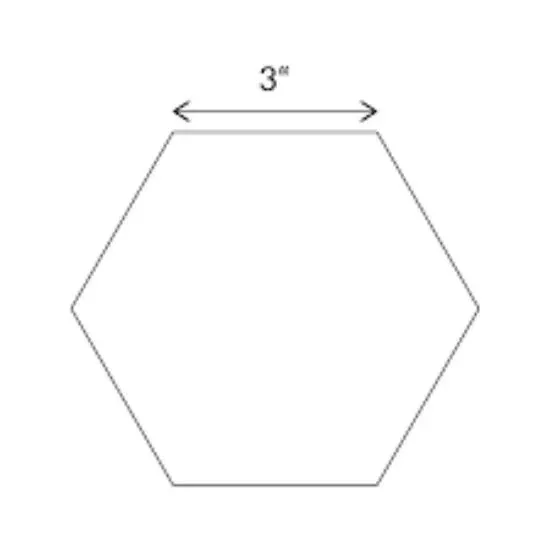 hexagon-template-paper-3 Hexagon Template Paper 3"