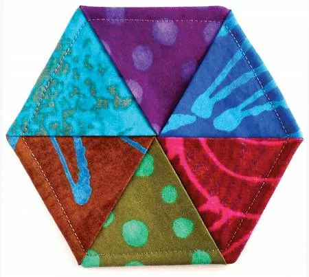 Hexie Twist Coaster Set