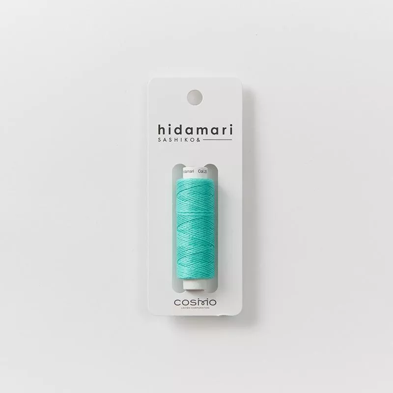 Hidamari Sashiko Solid in Mint | Cosmo Thread | #122301-25