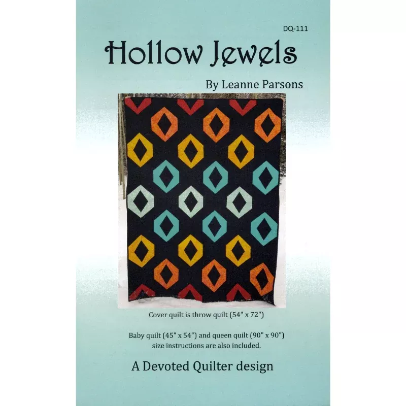 Hollow Jewels - Quilting Pattern - Devoted Quilter