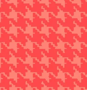 Houndstooth Salmon H04 OOP