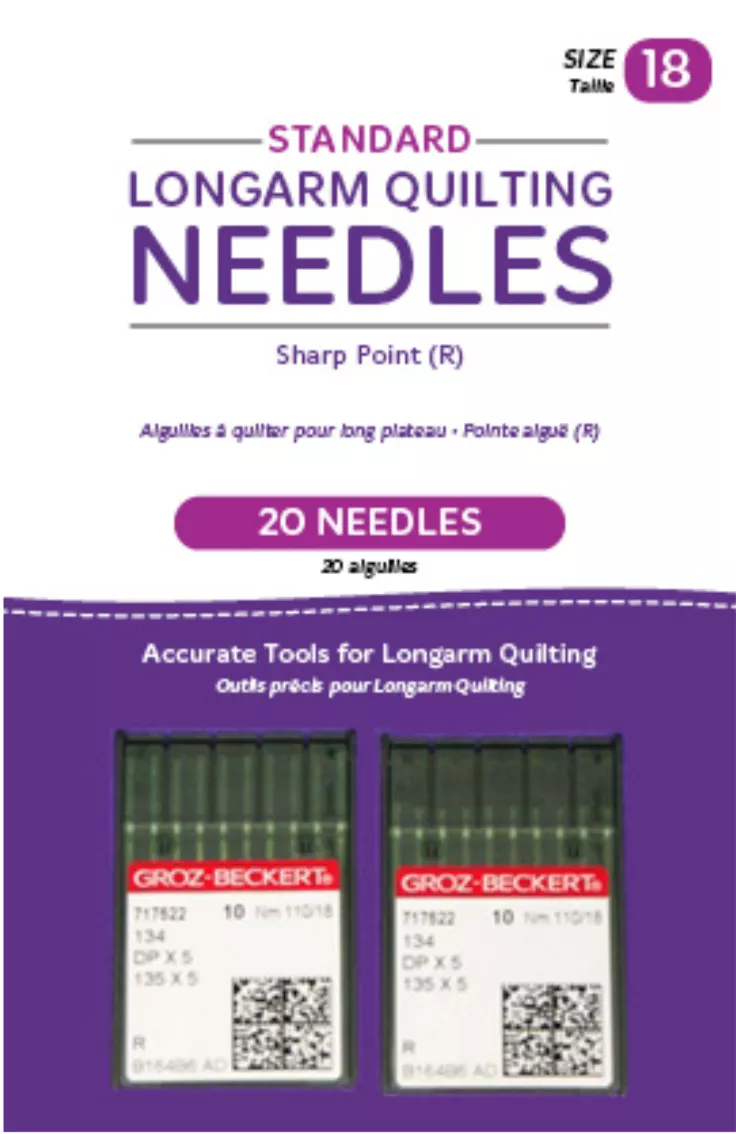 hq-standard-longarm-needles-size-18-110-r-sharp HQ Standard Longarm Needles Size 18/110-R, Sharp
