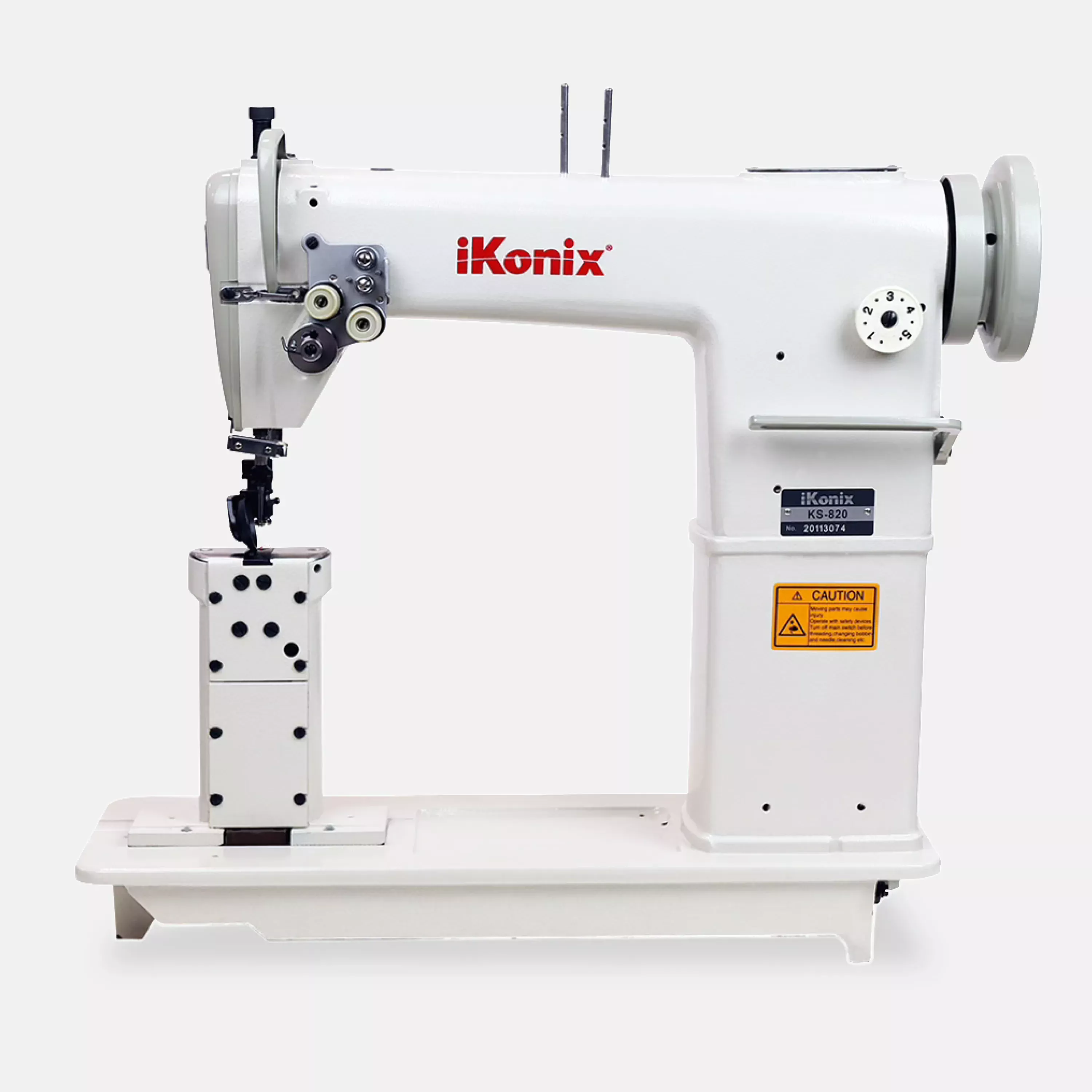 ikonix-double-needle-post-bed-lockstitch-industrial-sewing-machine-includes-tabl iKonix Double-Needle Post-Bed Lockstitch Industrial Sewing Machine (includes table, stand,& servo motor)