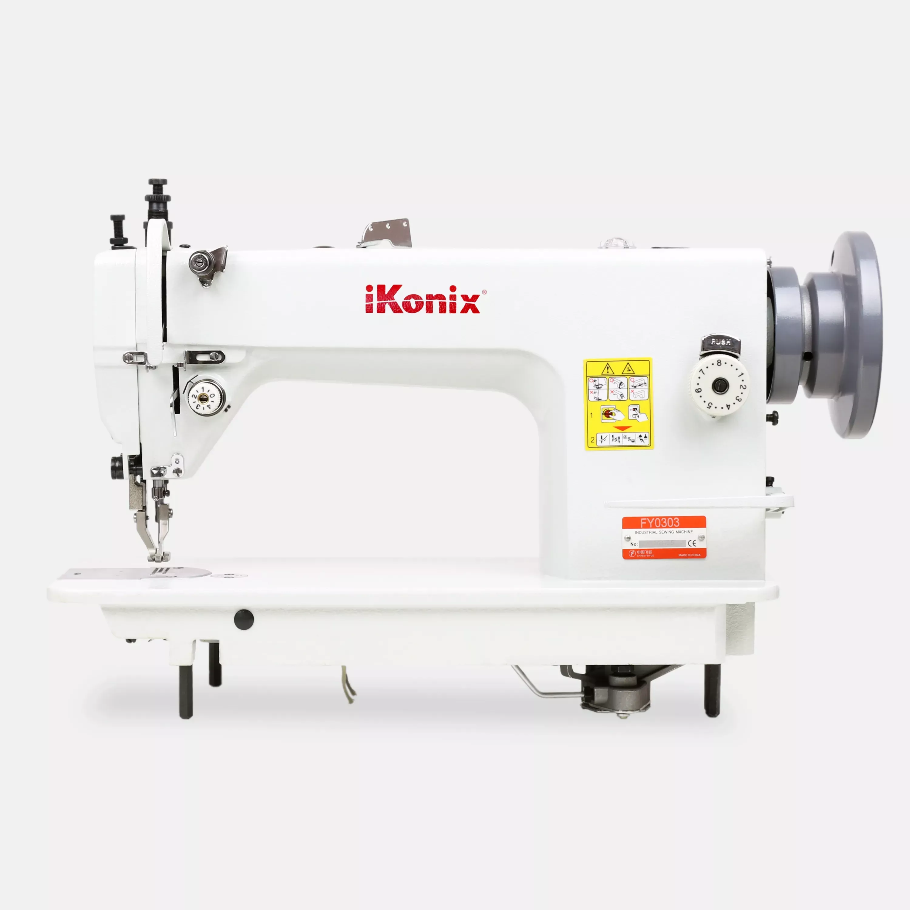 ikonix-walking-foot-flat-bed-industrial-sewing-machine-includes-table-stand-serv iKonix Walking Foot Flat-Bed Industrial Sewing Machine (includes table, stand, & servo motor)