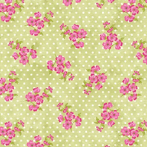 Inspired Blooms – Dot and Blooms – Medium Green