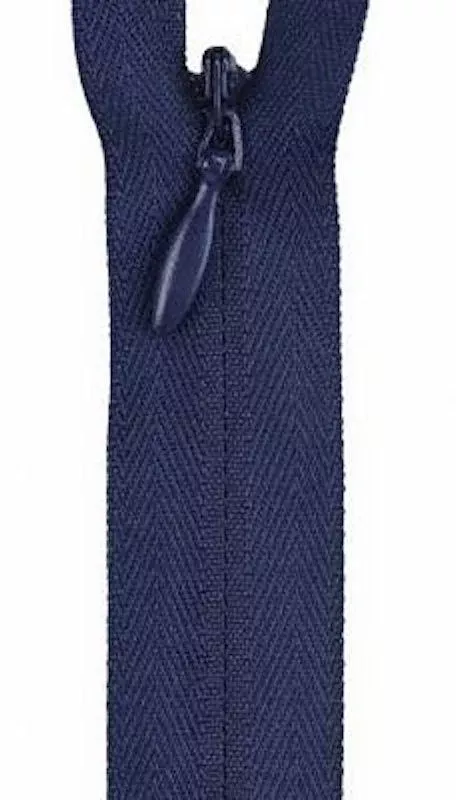 Invisible Zipper 22" Navy