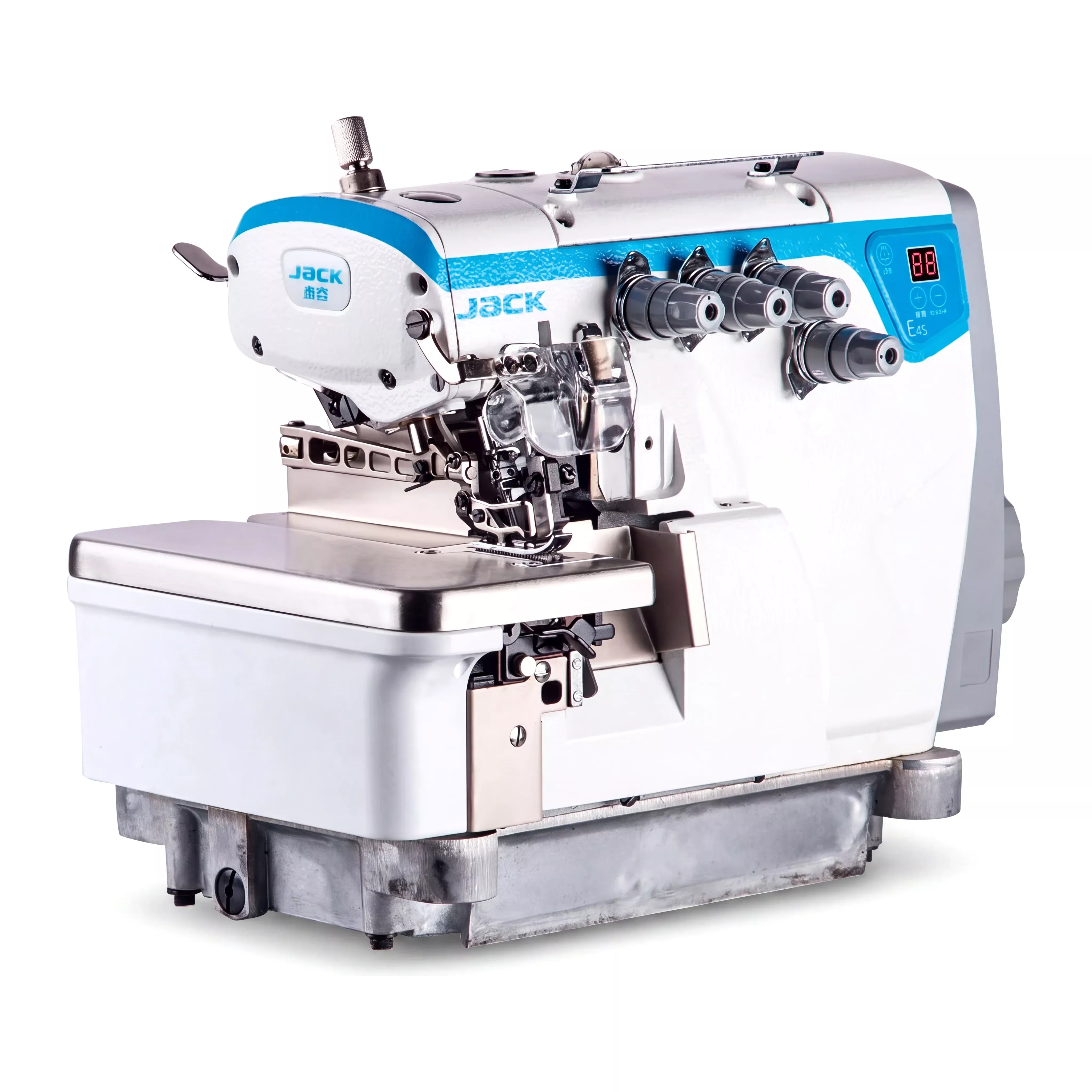 jack-e4s-6-03-333-6-thread-universal-overlock-with-direct-drive-complete-setup-t JACK E4S-6-03/333 – 6-Thread Universal Overlock with Direct Drive – Complete Setup, Table & Stand Included