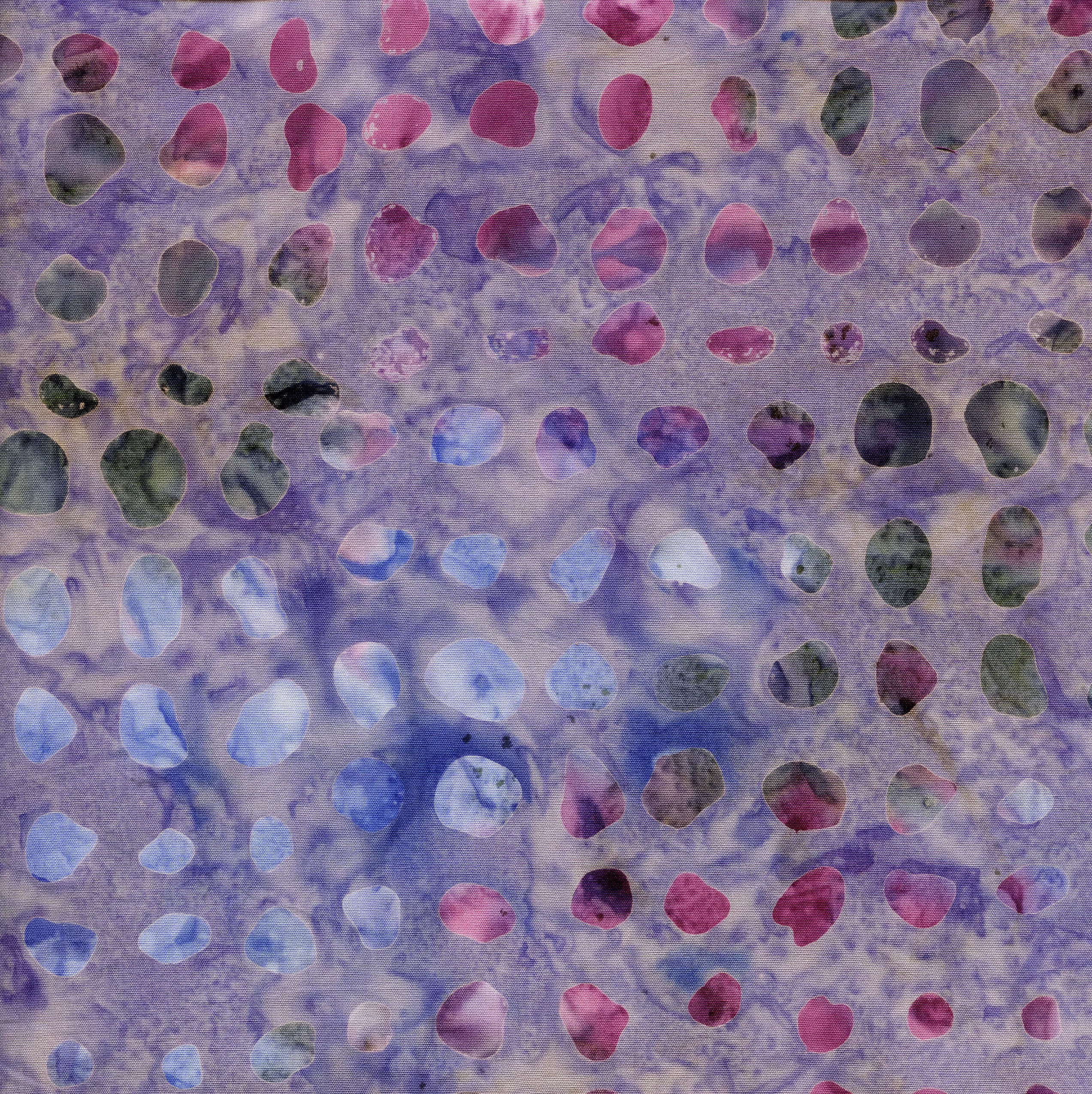 Jagged Dots-Periwinkle Batik