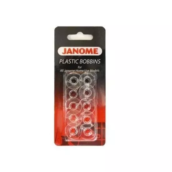 janome-plastic-bobbins-10-pack Janome Plastic Bobbins (10 pack)