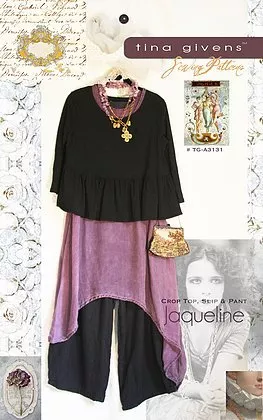 jaqueline-crop-top-slip-pant-pattern Jaqueline Crop Top Slip and Pant Pattern