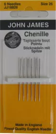 John James Chenille Needles Sz 26