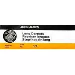 John James Long Darners sz17 (25/pack)