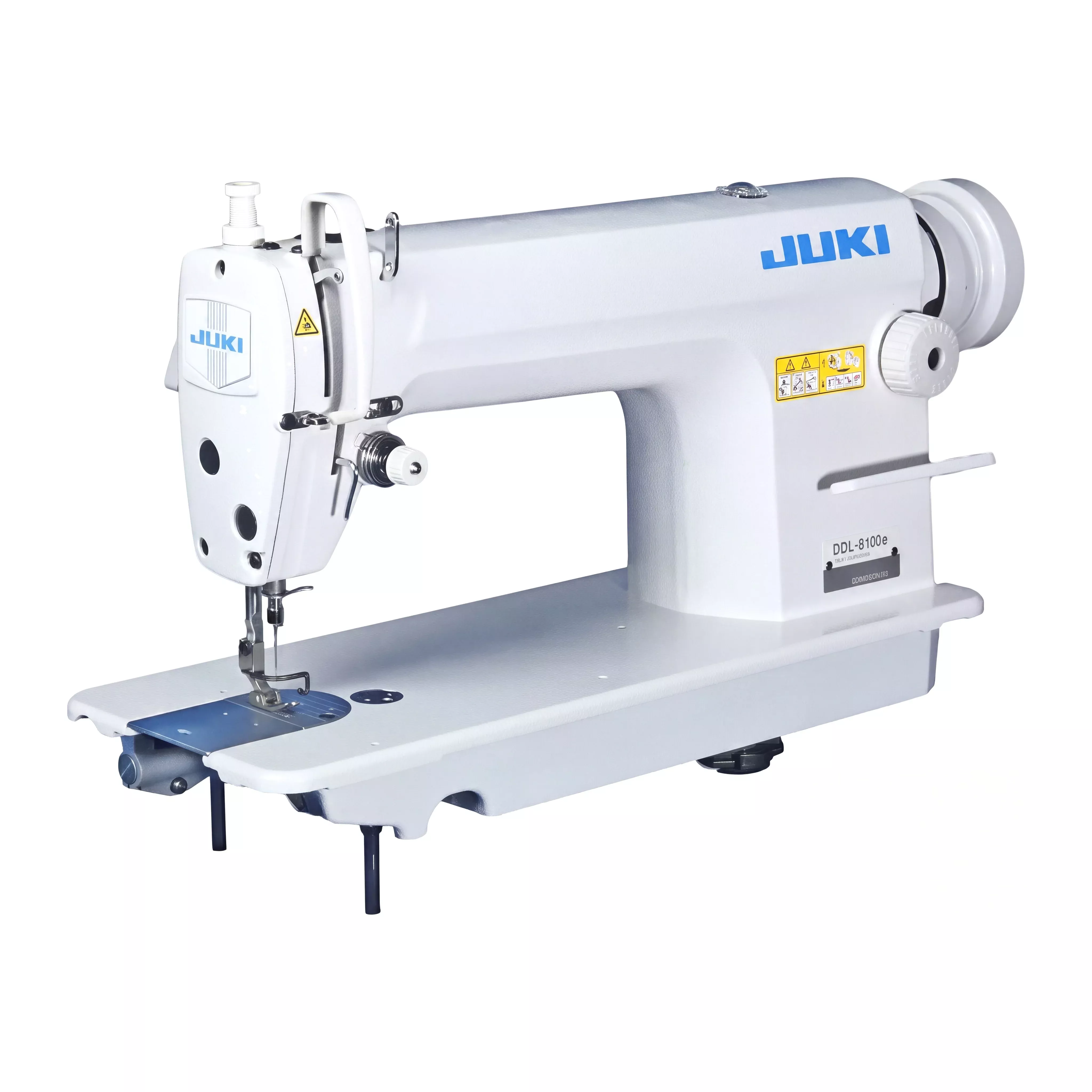 juki-ddl-8100e-single-needle-lockstitch-industrial-sewing-machine-assembled-with JUKI DDL-8100e Single Needle Lockstitch Industrial Sewing Machine Assembled with Servo Motor, Table and Stand Included