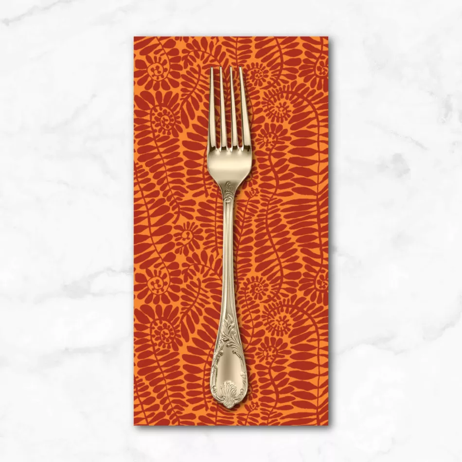 kaffe-collective-sm-fronds-in-melon-dinner-napkin Kaffe Collective, SM Fronds in Melon, Dinner Napkin