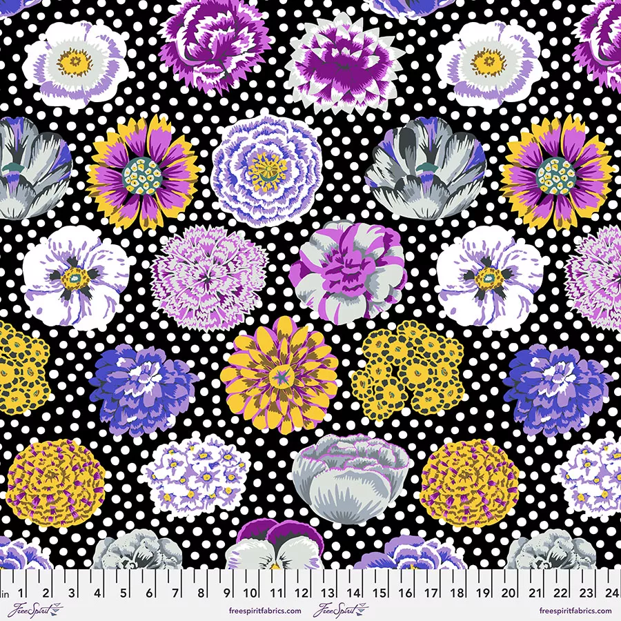 kaffe-fassett-big-blooms-black Kaffe Fassett Big Blooms - Black