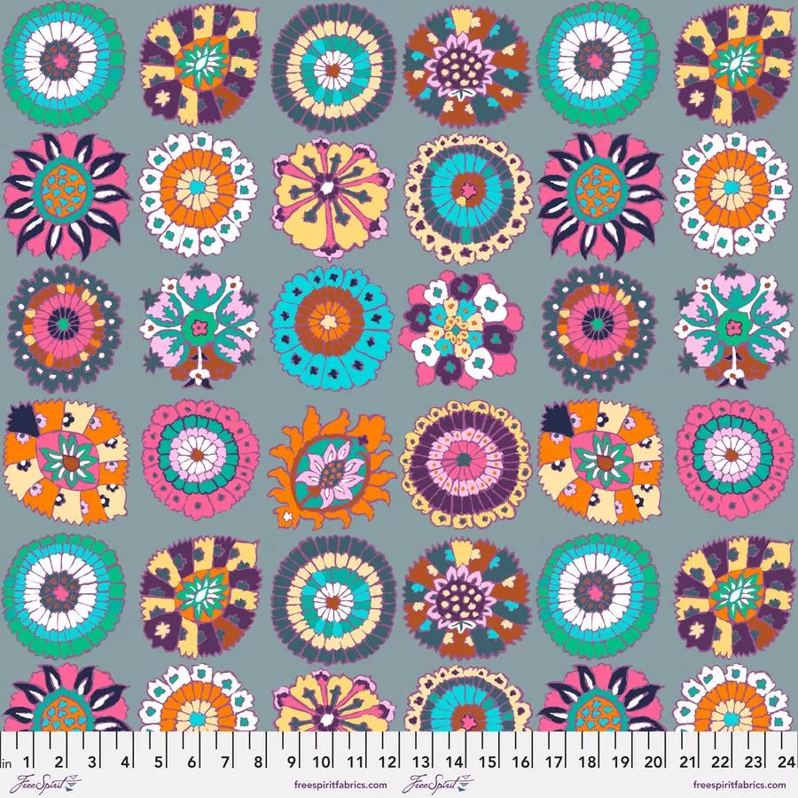 Kaffe Fassett Carpet Cookies Grey
