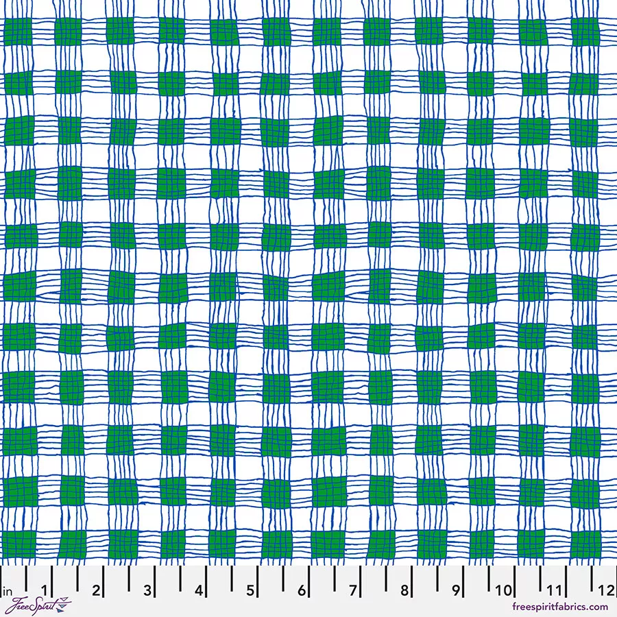Kaffe Fassett Gingham Green