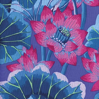 Kaffe Fassett - Lake Blossoms - Blue