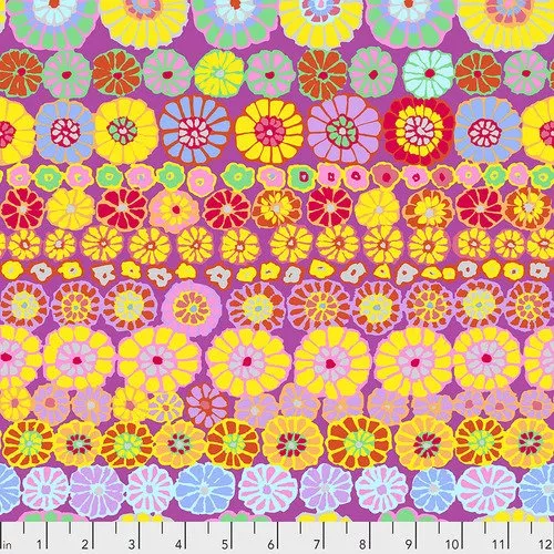 Kaffe Fassett - Row Flowers - Pink