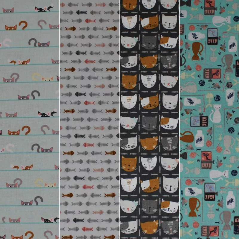 Kitty Kats - 44" - 100% cotton
