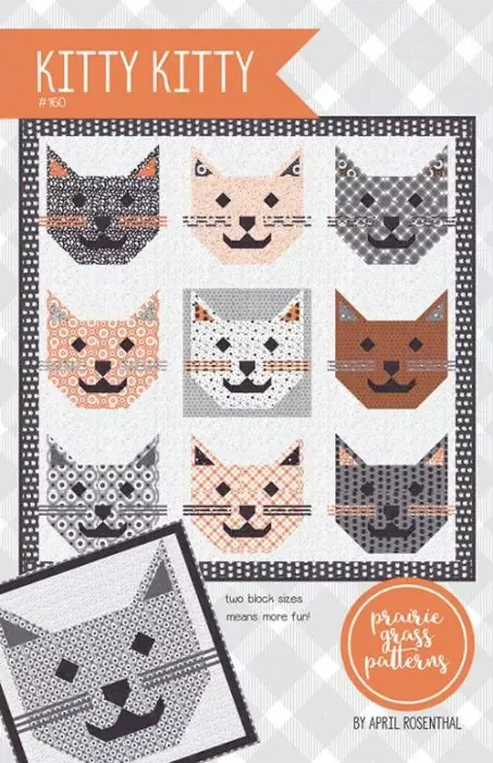kitty-kitty-quilt-kit-large-head Kitty Kitty Quilt Kit – Large Head