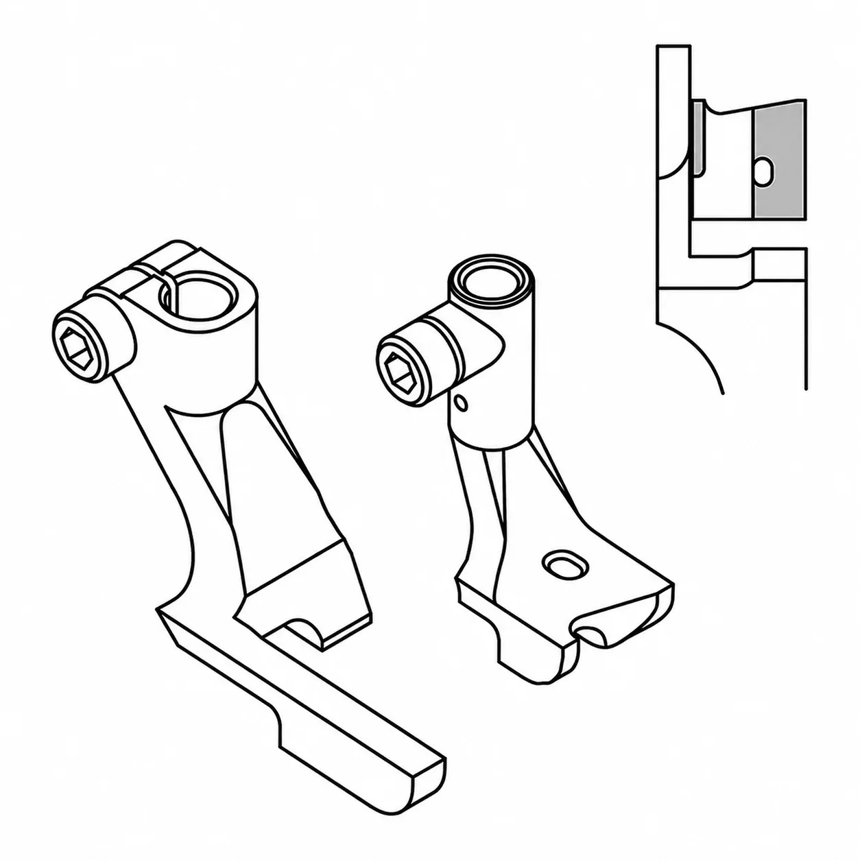 kp367pl-walking-foot-presser-foot-piping-left KP367PL Walking Foot Presser Foot – Piping Left