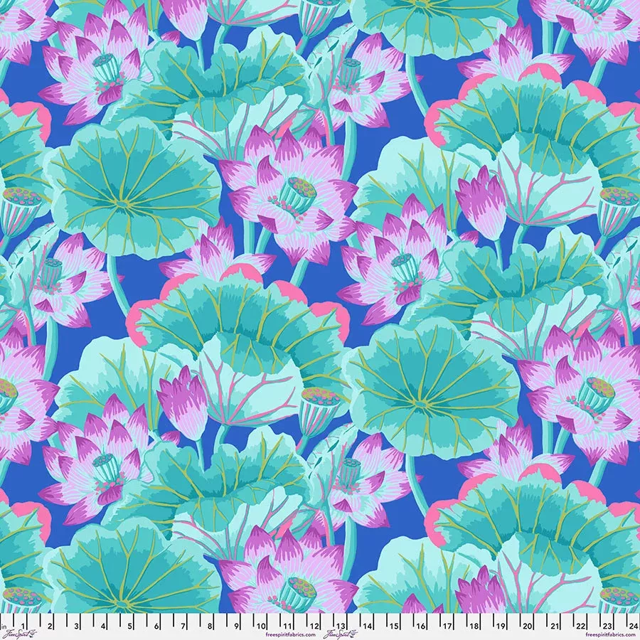 lake-blossoms-in-turquoise-by-kaffe-fassett Lake Blossoms in Turquoise | by Kaffe Fassett