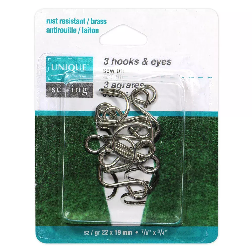large-hook-eyes-3-sets-unique Large Hook & Eyes - 3 sets - UNIQUE