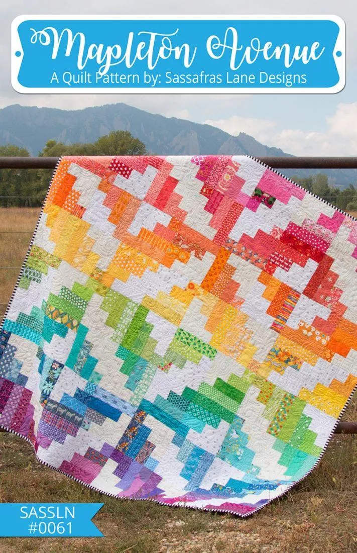large-mapleton-avenue-quilt-pattern-by-sassafras-lane-designs Large Mapleton Avenue Quilt Pattern by Sassafras Lane Designs