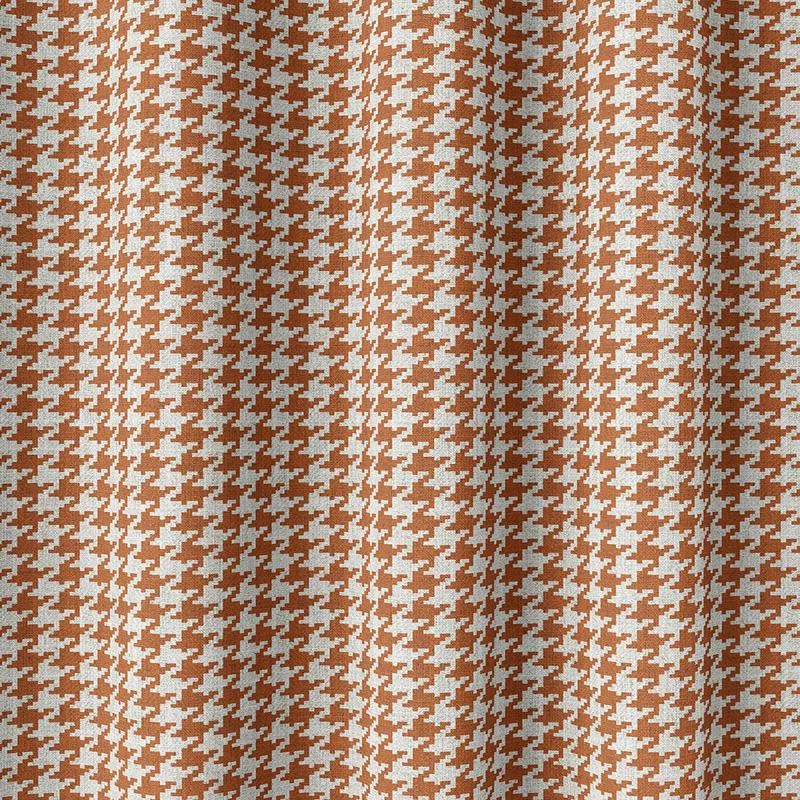 lausen-fabric-by-metre-burnt-orange-white ‘Lausen’ Fabric by the Metre (Burnt Orange/ White)