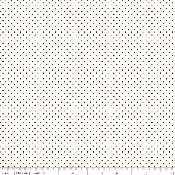 le-creme-swiss-dot-brown Le Creme Swiss Dot Brown