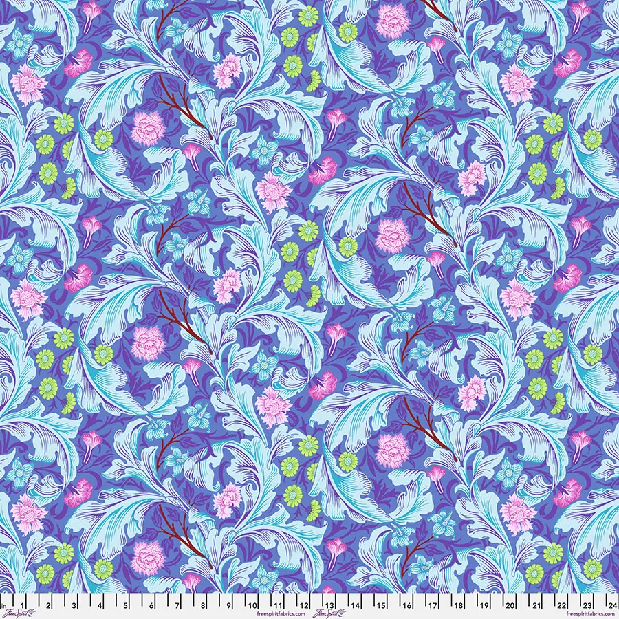 Leicester - Cobalt || Kaffe x Morris & Co
