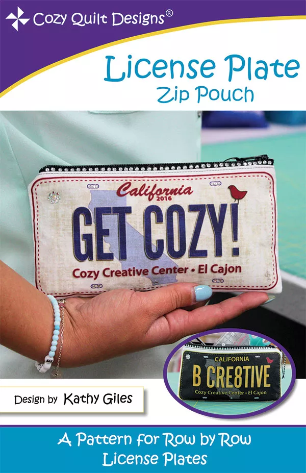 license-plate-zip-pouch License Plate Zip Pouch