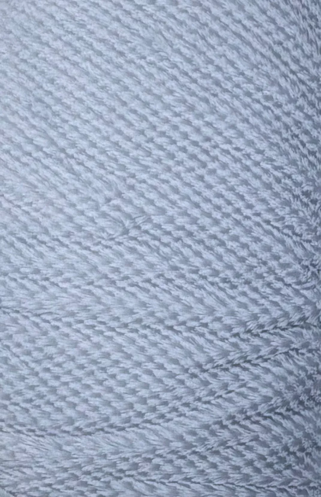 Light Blue Plush Knit