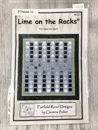 Lime On The Rocks Quilt Pattern