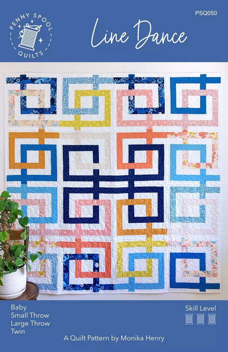 Line Dance - Quilting Pattern - Penny Spool Quilts