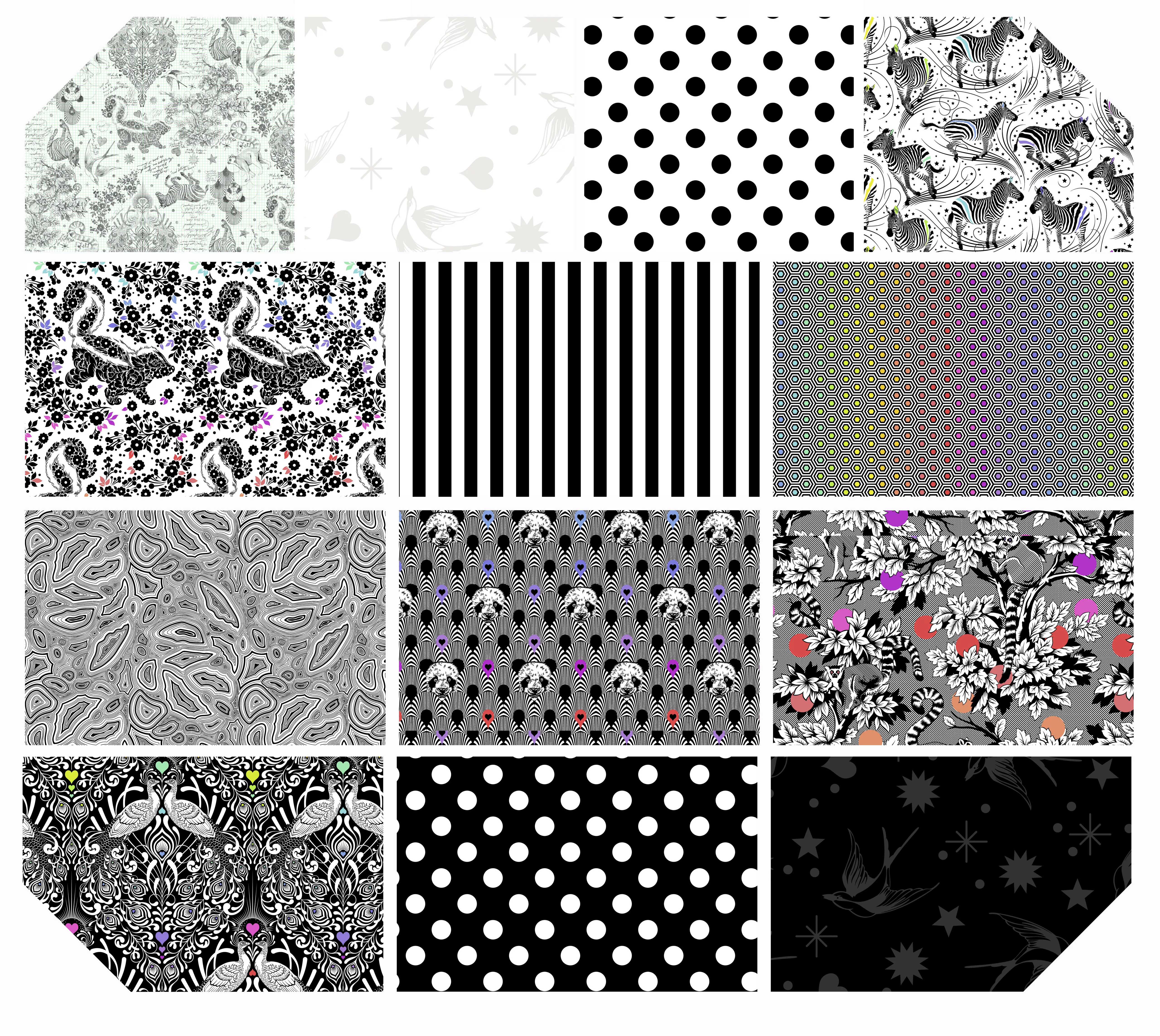 Linework - 10" Charm Pack || Tula Pink Linework