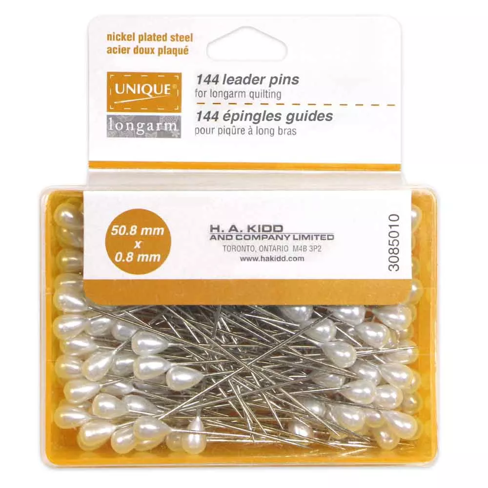 Longarm Leader Head Pins 144 - UNIQUE