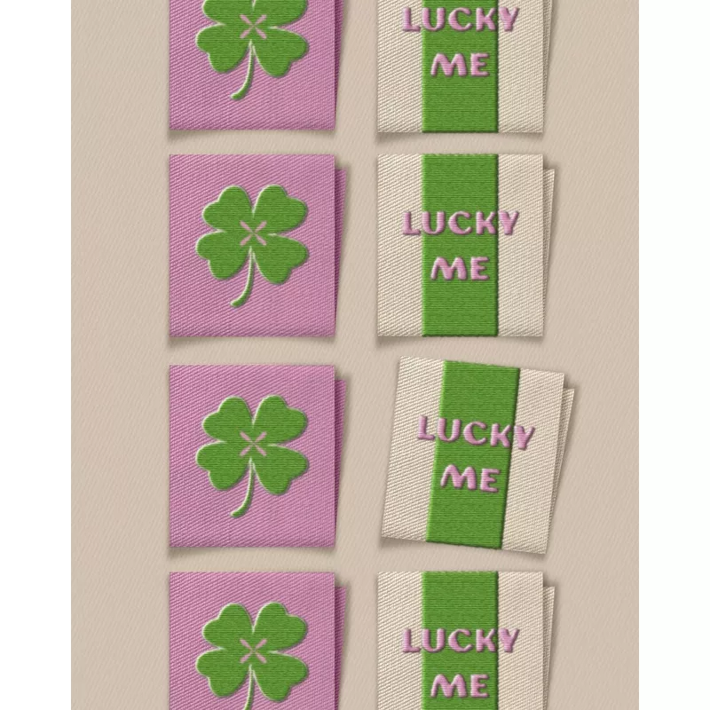 lucky-clover-square-garment-labels Lucky Clover Square Garment Labels