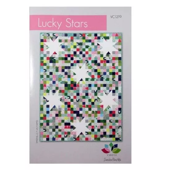 lucky-stars-quilt-pattern-by-v-co Lucky Stars Quilt Pattern by V and Co
