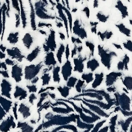 Luxe Cuddle – Exotic – Navy/Snow