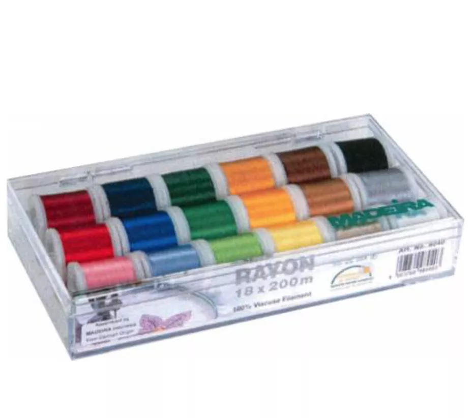 Madeira Rayon Thread 18 Spool Gift Box