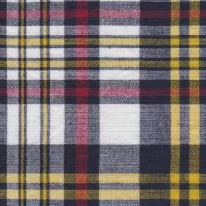 Madras Plaid navy yellow and red