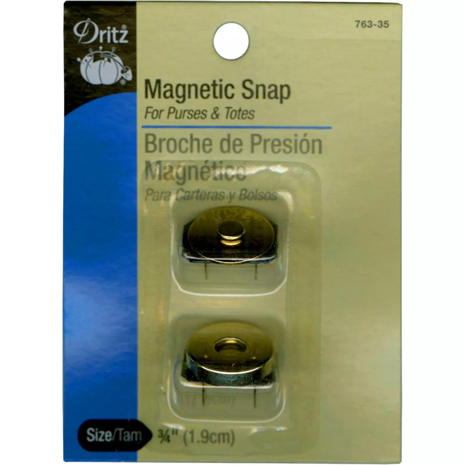 Magnetic Snaps 3/4'' GoldDritz 763-35