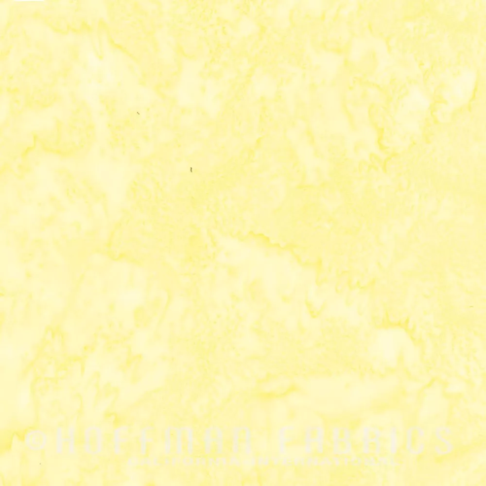March - Lt Yellow BatikHoffman Fabrics 1895-588