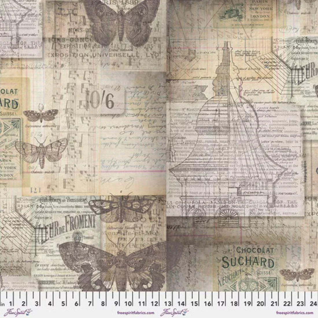 Melange Canvas Neutral by Tim Holtz