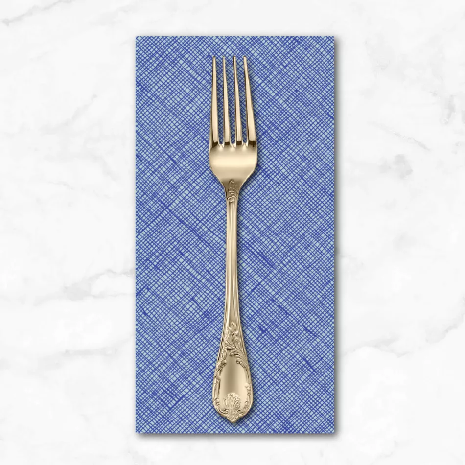memento-crosshatch-in-lapis-dinner-napkin Memento, Crosshatch in Lapis, Dinner Napkin
