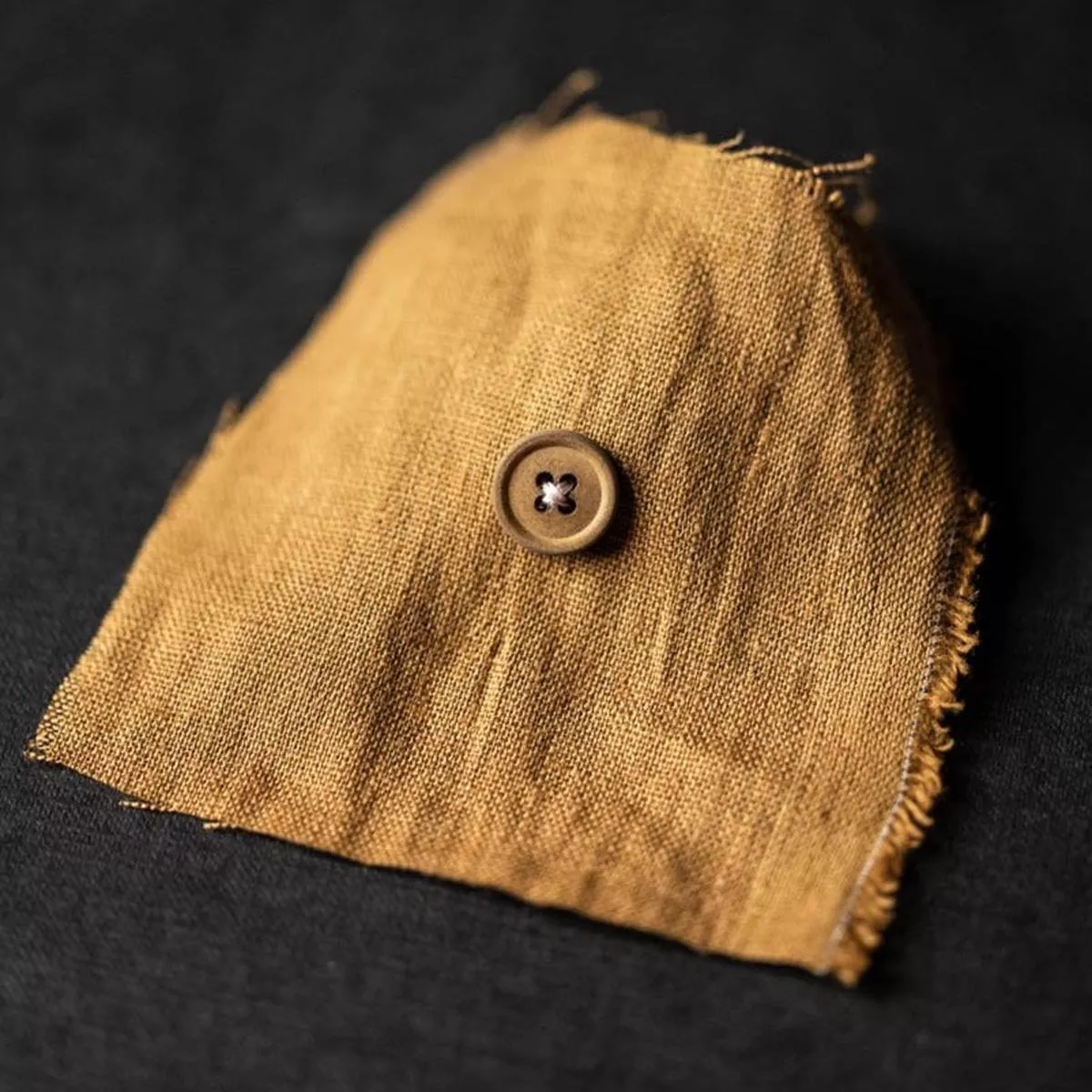 merchant-mills-cotton-button-mid-mustard-15mm Merchant & Mills – Cotton Button – Mid Mustard 15mm