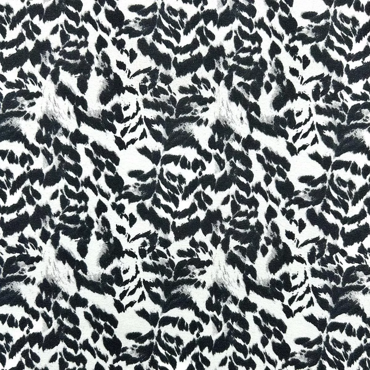 midnight-leopard-polyester-crepe-fabric Midnight Leopard Polyester Crepe Fabric